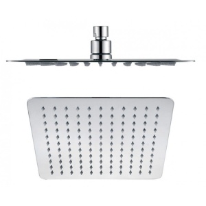 Eckig square shower head 200mm stainless steel