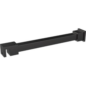 Purity Shower screen square horizontal support arm matte black