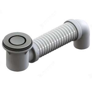 40mm pop down bath waste chrome with connector