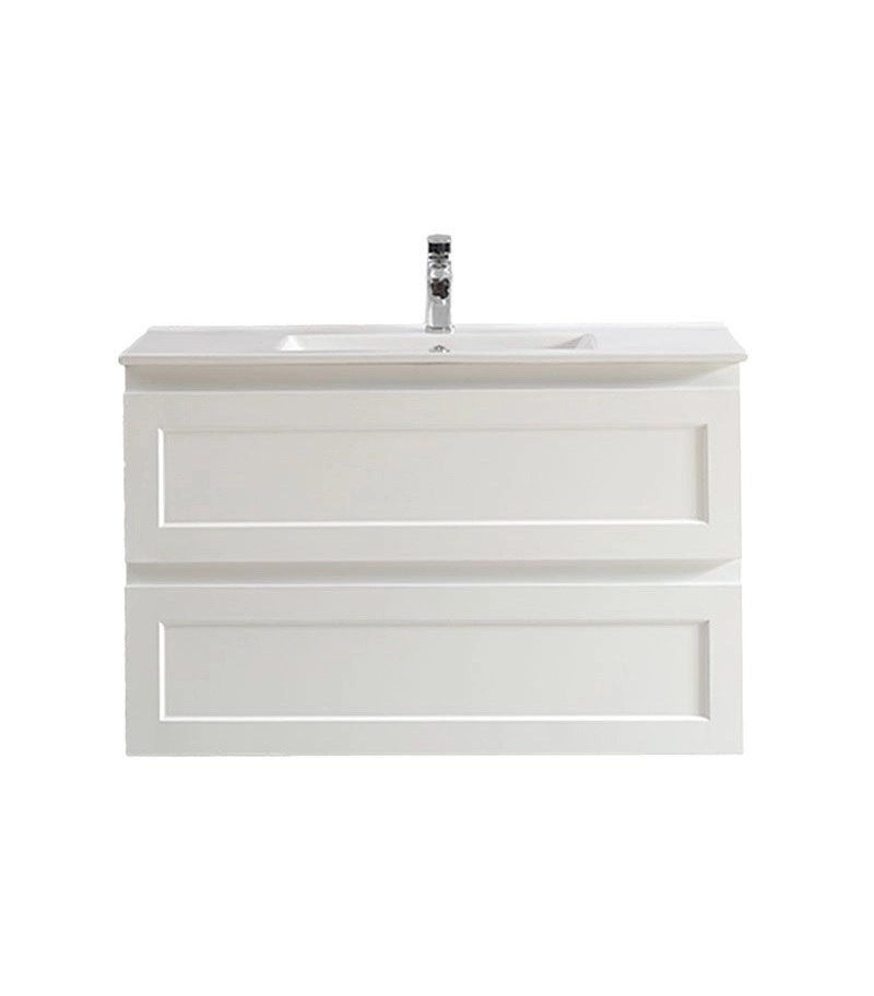 Fremantle 900 wall hung vanity matte white