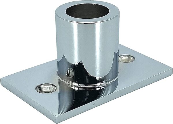 Wall ceiling mount top bracket chrome