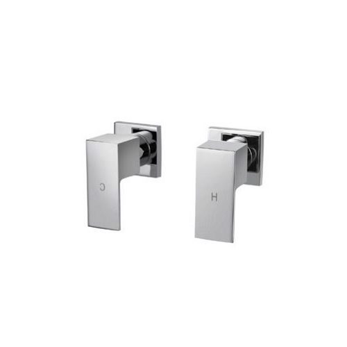 Square wall top assembly chrome