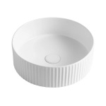 Marlo french fluted basin matte white