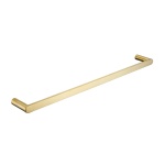SS Rund single towel rail 600mm brushed Gold