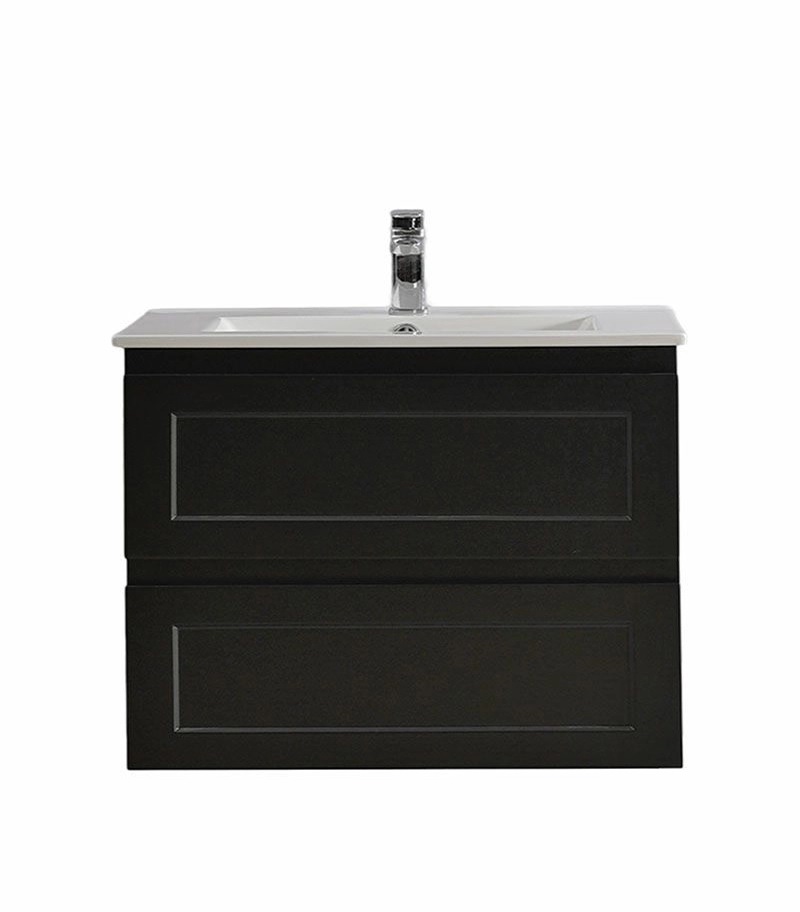 Fremantle 750 wall hung vanity matte black