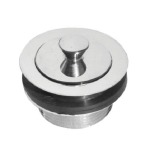 Bath two piece plug and waste 40mm non overflow chrome