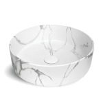 Radius round basin marble 360mm