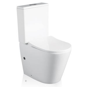 Sandra rimless short projection back to wall toilet suite