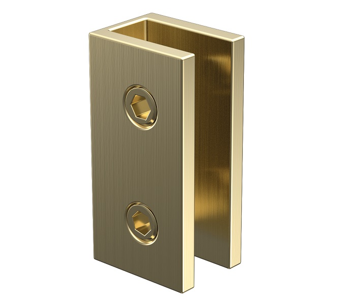Purity wall bracket square brushed gold